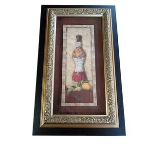 Vintage Tuscan Style 3D Wall Art Ornate Gold Plaque